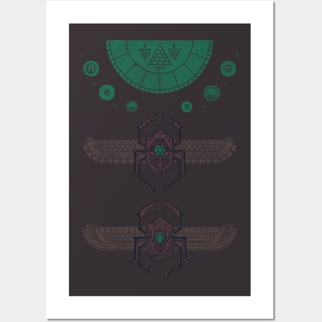 Scarabs Wall Art by againstbound